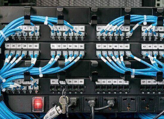 cable management data point termination & labeling