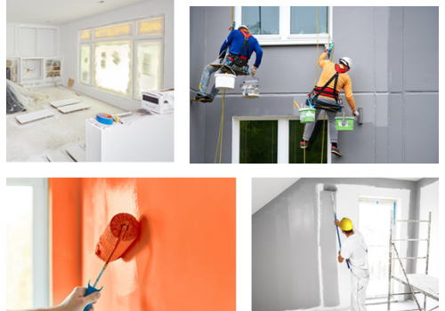 Painting & Renovation Works interior & exterior painting interior exterior painting