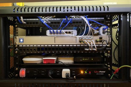 server & network rack setup server & network rack setup