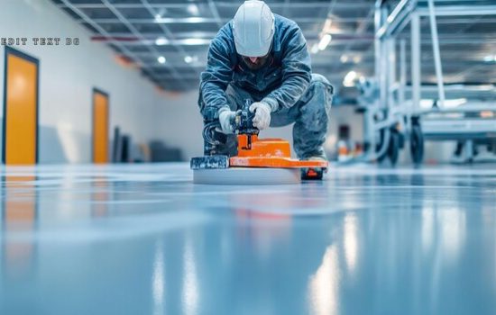 Services worker polishing epoxy floor large industrial facility 161754 79093.jpg